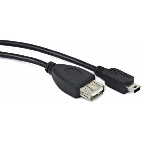 GEMBIRD Cablu Gembird USB OTG AF la Mini-BM, 0.15 m, Negru