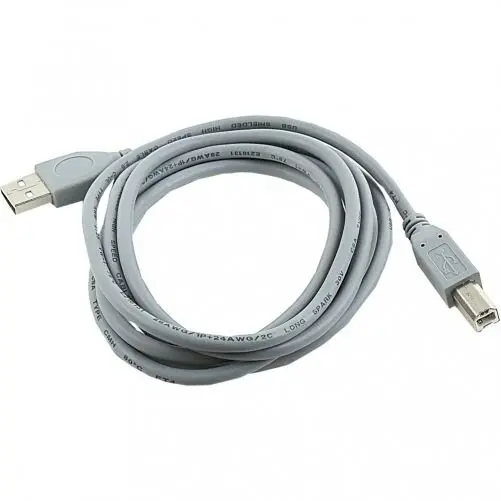 GEMBIRD Cablu Gembird USB pentru imprimanta, USB 2.0 (T) la USB 2.0 Type-B (T), 1.8m, gri
