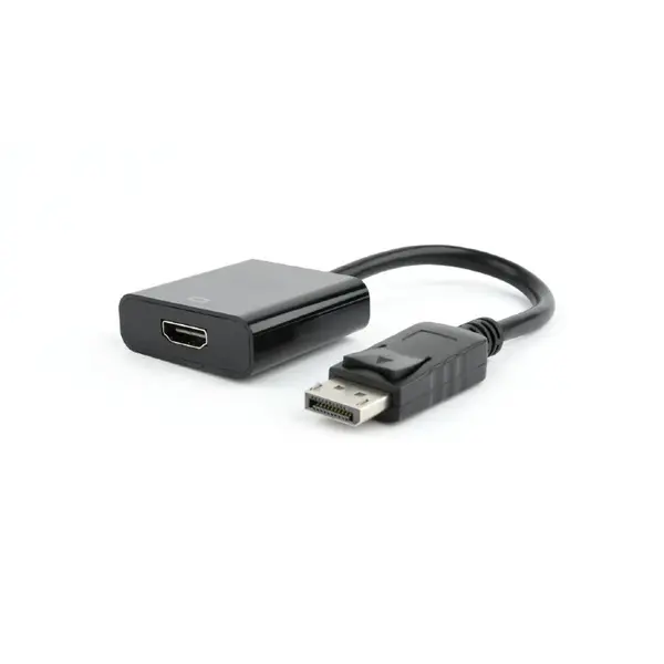 GEMBIRD Cablu video Gembird DisplayPort (T) la HDMI (M), 10cm, rezolutie maxima Full HD la 60Hz, Negru, AB-DPM-HDMIF-002