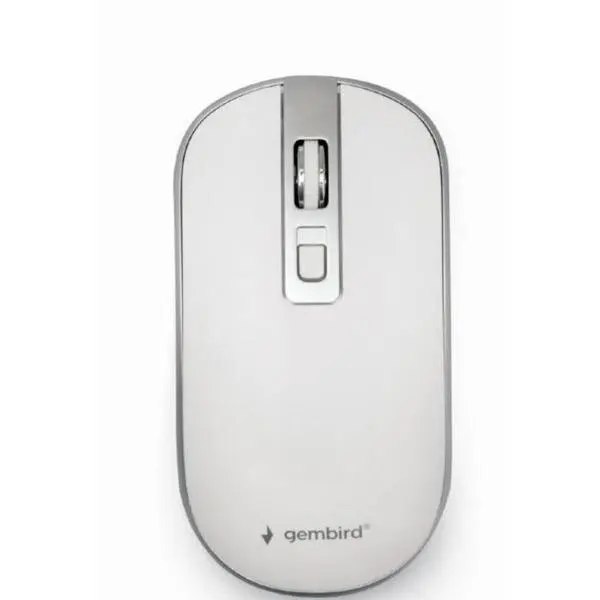 GEMBIRD Mouse wireless Gembird MUSW-4B-06-WS, 1600 DPI, Alb