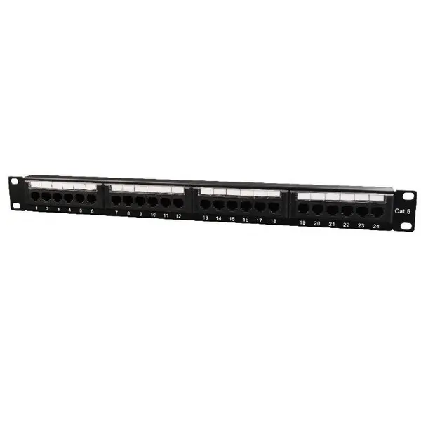 GEMBIRD Patch panel Gembird 24 Port 1U Kat.6 Cable Managment