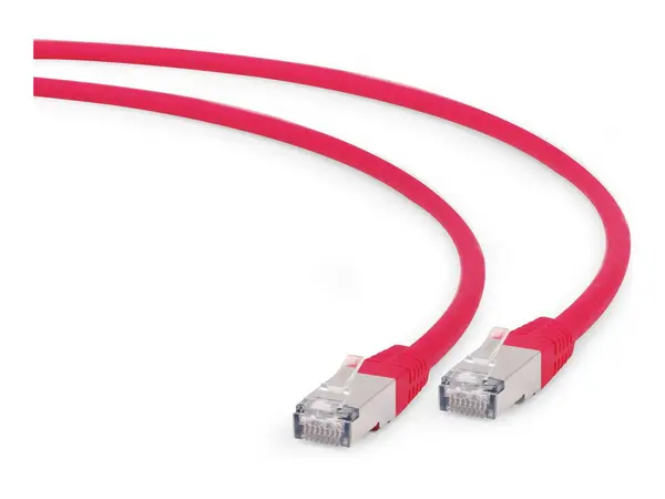 Gembird PP6A LSZHCU R 20M - Patch Cord S FTP Cat6A 20m, Cupru, LSZH, 500 MHz, Red