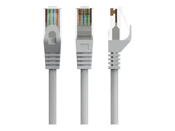 Gembird PP6U CU 2M - Patchcord RJ45 Cat6 UTP, 2m, Pure Copper, Gri