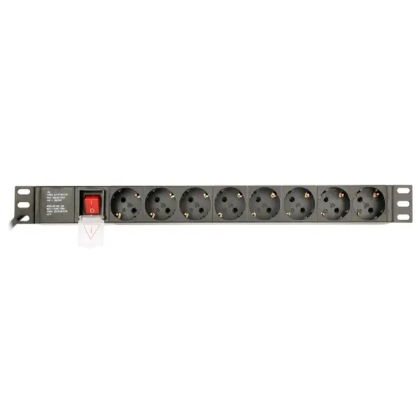 GEMBIRD Prelungitor Gembird EG-PDU-014, 8 Schuko, 1U, 16A, 3 m