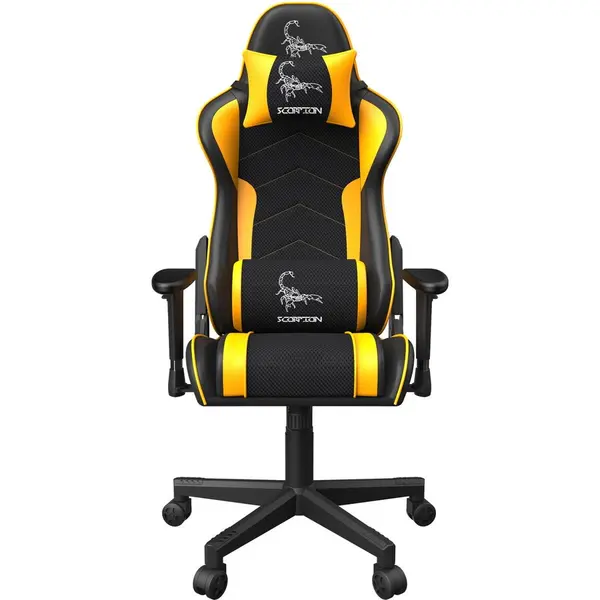 GEMBIRD Scaun gaming Gembird GC-SCORPION-05X, inaltime reglabila, nylon/PVC, Galben-Negru