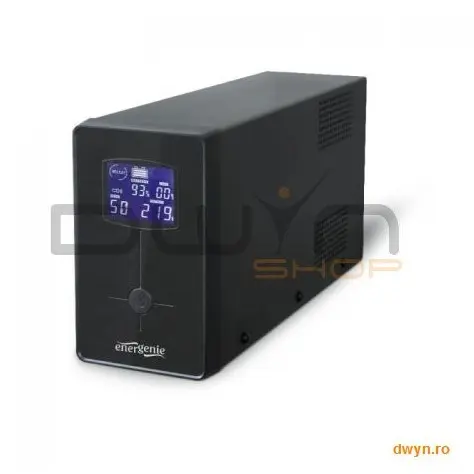 GEMBIRD UPS GEMBIRD 1500VA w. AVR, diplay LCD, interfata USB, black, 'EG-UPS-034'