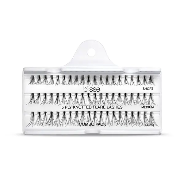 Gene False Individuale cu Nod Diverse Lungimi Blisse 5 PLY Knotte