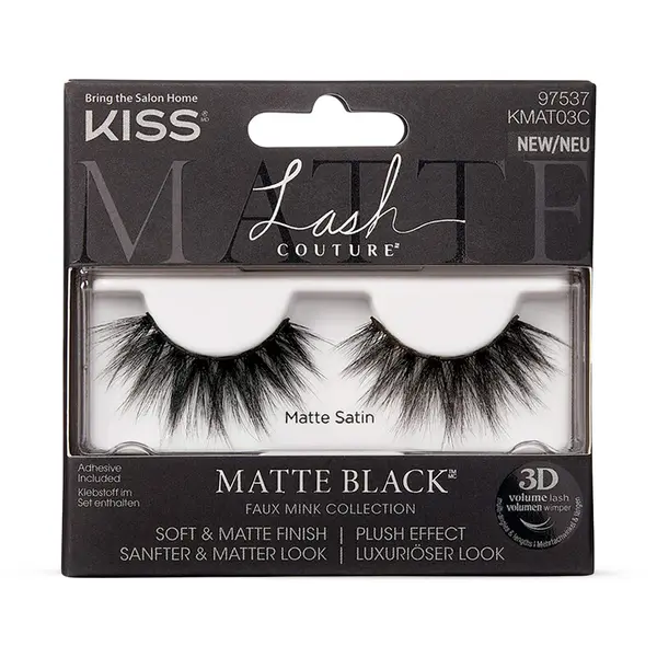 Gene False KissUSA Lash Couture Matte Black Matte Satin
