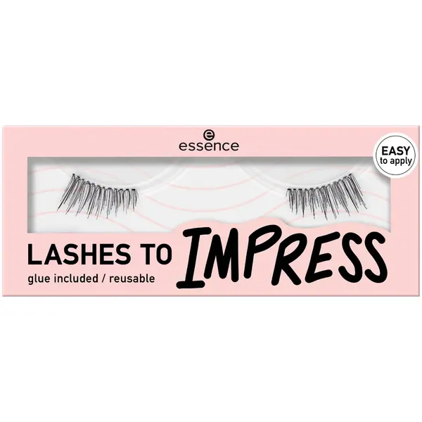Gene false Lashes To Impress 03 - Half Lashes, 1 pereche, Essence