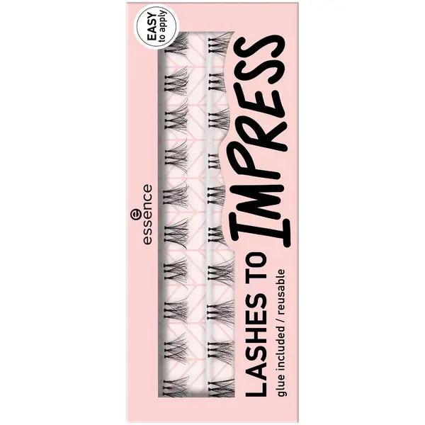 Gene false Lashes To Impress 07 - Bundled single lashes, 20 bucati, Essence