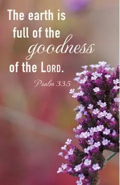 General Worship Bulletin: Earth Is Full (Package of 100): Psalm 33:5 (Kjv) - Broadman Church Supplies Staff