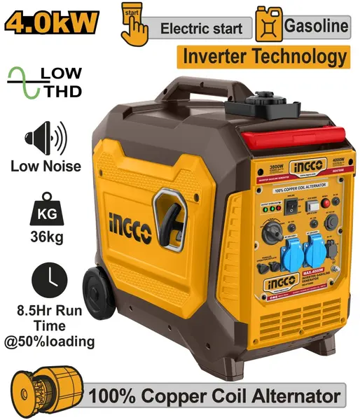 Generator 4.0Kw cu Invertor INGCO GEI47506E