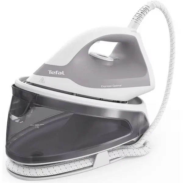 Generator de abur Tefal - Express Optimal, 2200W, 200 g/min, gri