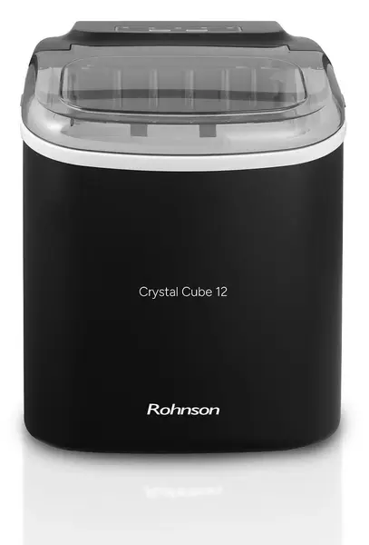 Generator de gheață Rohnson - R-40212, 160W, 1.3 l, inox/negru