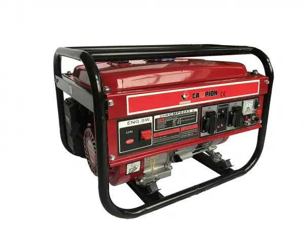 Generator electric pe benzina Campion CMP0243, 3.0KW, Rosu Negru