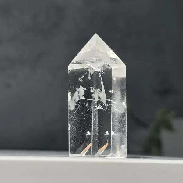 Generator/ varf cuart de stanca cristal incolor | ICY 92