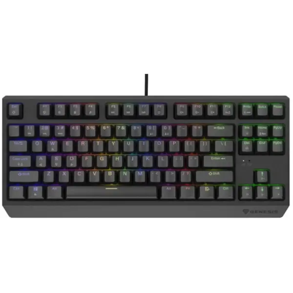 Genesis Tastatură mecanică Genesis - Thor 230 TKL, Outemu Red, RGB, negru