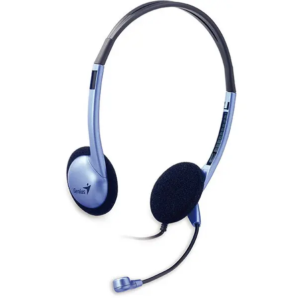 genius Casti Genius HS-02B, cu fir, standard, microfon pe brat