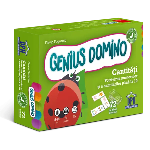Genius Domino - Cantitati | Didactica Publishing House