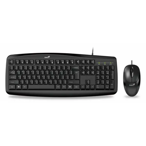 genius Kit Tastatura si Mouse Genius KM-200 (Negru)