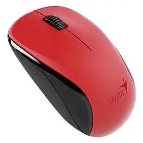 genius Mouse Optic Genius NX-7000, Pentru PC sau Notebook, 2.4GHz, 1200 dpi, 3 butoane, Wireless, Rosu