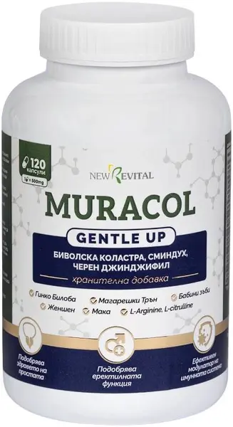 Gentle Up Pentru o prostată sănătoasă și funcție erectilă, 120 capsule, Muracol