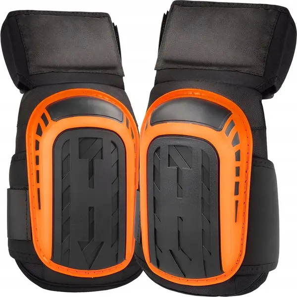 Genunchiere Premium NewEvo pentru Constructii, Profesionale cu Gel si Spuma, Curele Velcro Reglabile si Antiderapante, Carcasa ABS, Confort