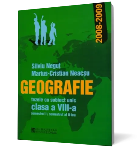 Geografie. Tezele cu subiect unic, pentru clasa a VIII-a