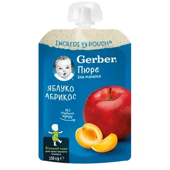 Gerber piure mere si caise 150 gr