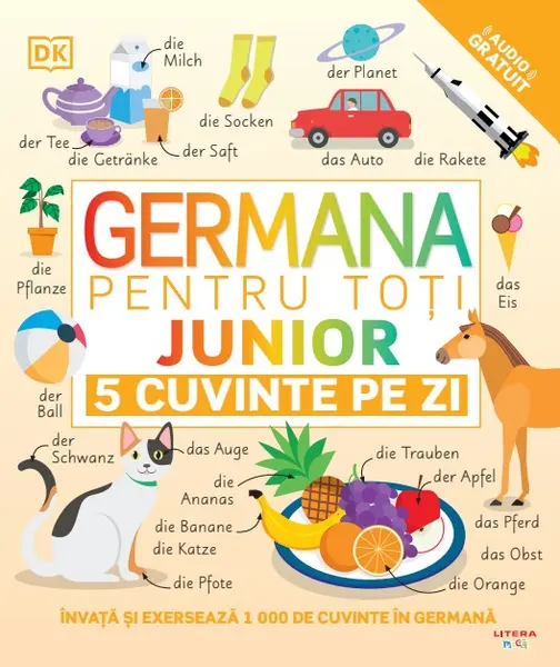 Germana pentru toti. Junior. 5 cuvinte pe zi