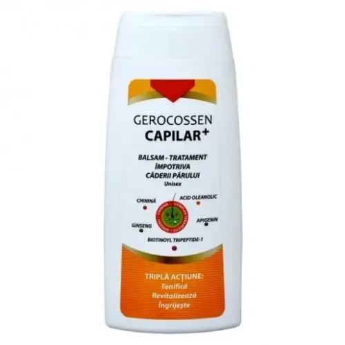 Gerocossen Capilar+ balsam tratament impotriva caderii parului fragil, 275ml Zephyr Labs