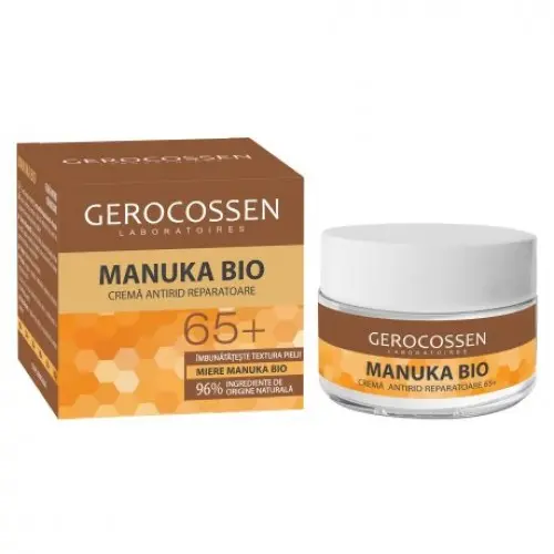 Gerocossen Manuka Bio crema antirid reparatoare 65+, 50ml Zephyr Labs