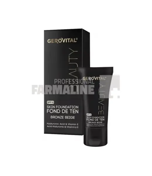 Gerovital Beauty Fond de ten Bronze Beige SPF10 30 ml