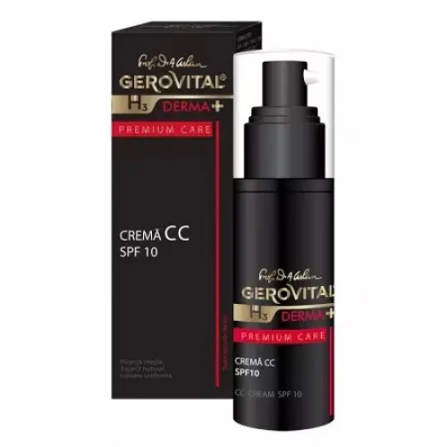 Gerovital H3 Derma+ Premium Care crema CC SPF10, 30ml 4830 Zephyr Labs