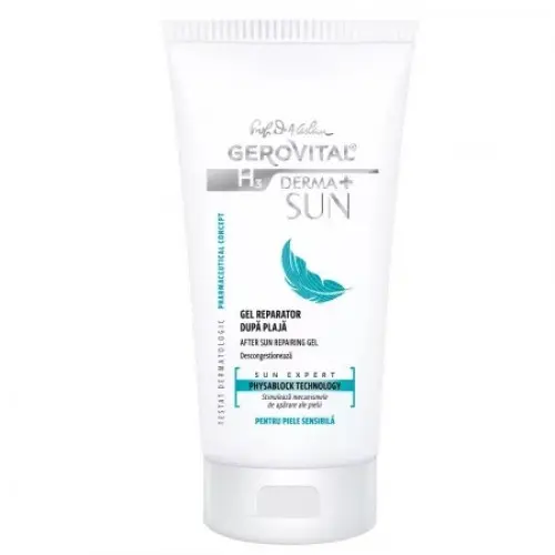 Gerovital H3 derma+ sun gel reparator dupa plaja, 150ml, 46810 Zephyr Labs