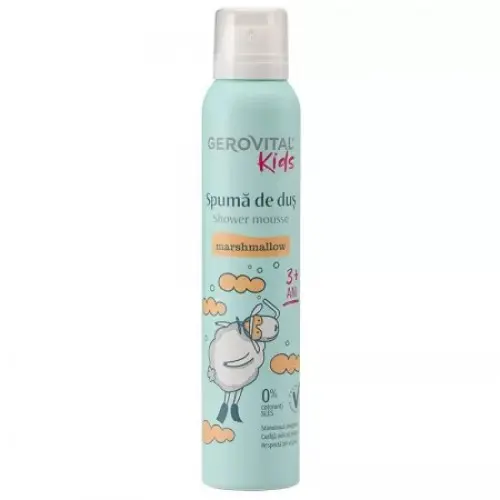 Gerovital Kids spuma dus marshmallow, 200ml 37570 Zephyr Labs
