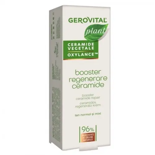 Gerovital Plant booster regenerare cu ceramide, 15ml 1370 Zephyr Labs