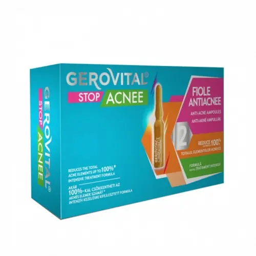 Gerovital Stop Acnee fiole antiacneice 10x2ml Zephyr Labs