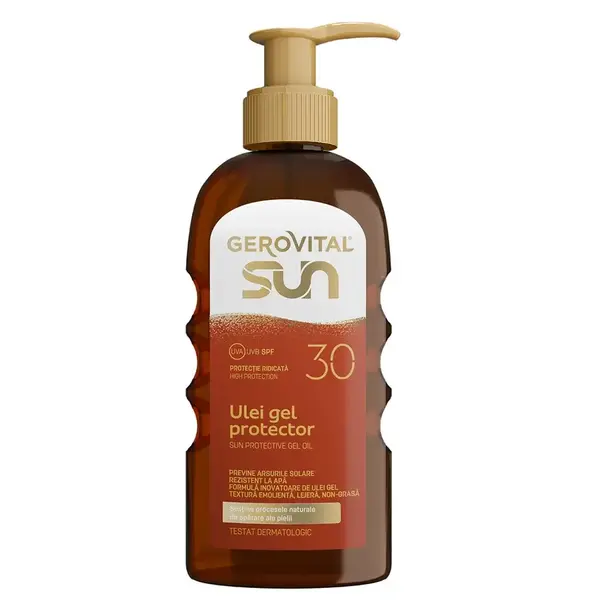 Gerovital Sun ulei gel protector SPF30 150ml