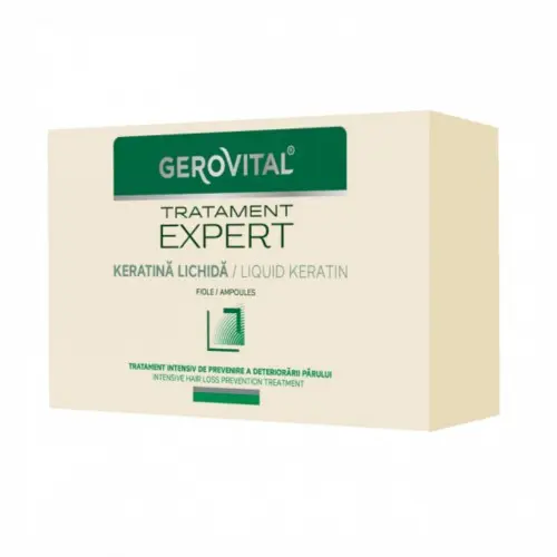 Gerovital Tratament Expert keratina lichida 10 fiole x 10ml Zephyr Labs