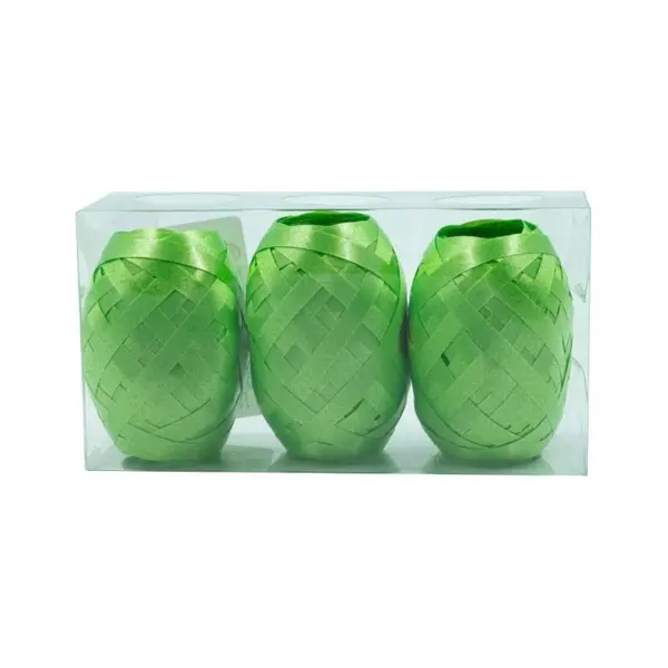Ghem rafie pentru activitati crafts, verde deschis, 5 mm x 10 m, 3 bucati set
