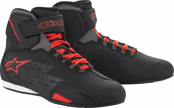 Ghete Alpinestars Sektor, culoare negru rosu, marime 40.5