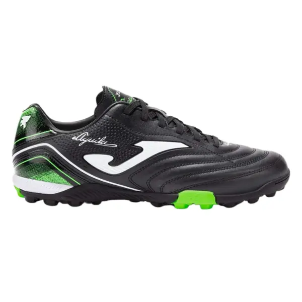 Ghete fotbal Joma Aguila 2501 Black Green Fluorescent TF