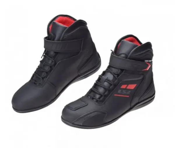 Ghete moto LS2 Garra Man, culoare negru rosu, marime 46