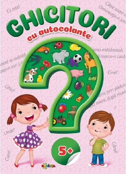 Ghicitori cu autocolante 5+ |