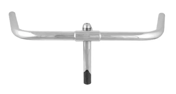 Ghidon Touring, otel, latime 520 mm, O22.2, culoare argintiu