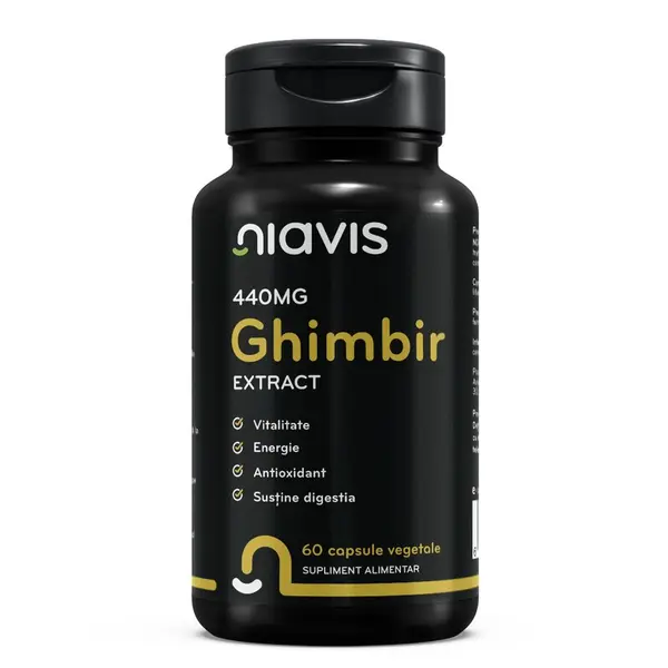 Ghimbir Extract 440mg 60cps, Niavis