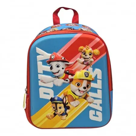 Ghiozdan 3D, 29x24x12 cm, multicolor, bretele ajustabile si captusite, Duty, Paw Patrol Engros