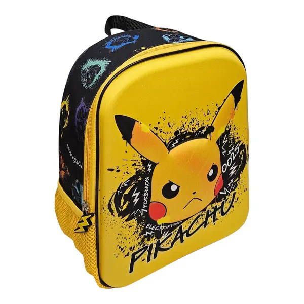 Ghiozdan 3D, 30x24x12 cm, multicolor, bretele ajustabile si captusite, Pokemon Engros