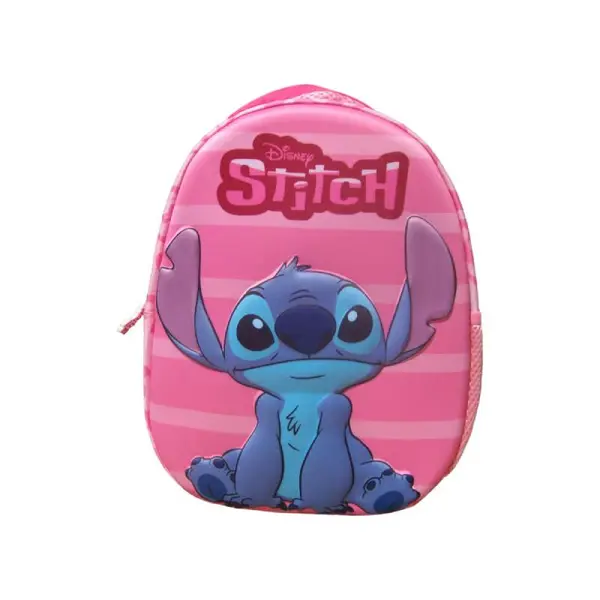 Ghiozdan 3D, 35x26x10 cm, multicolor, bretele ajustabile si captusite, Stitch Engros